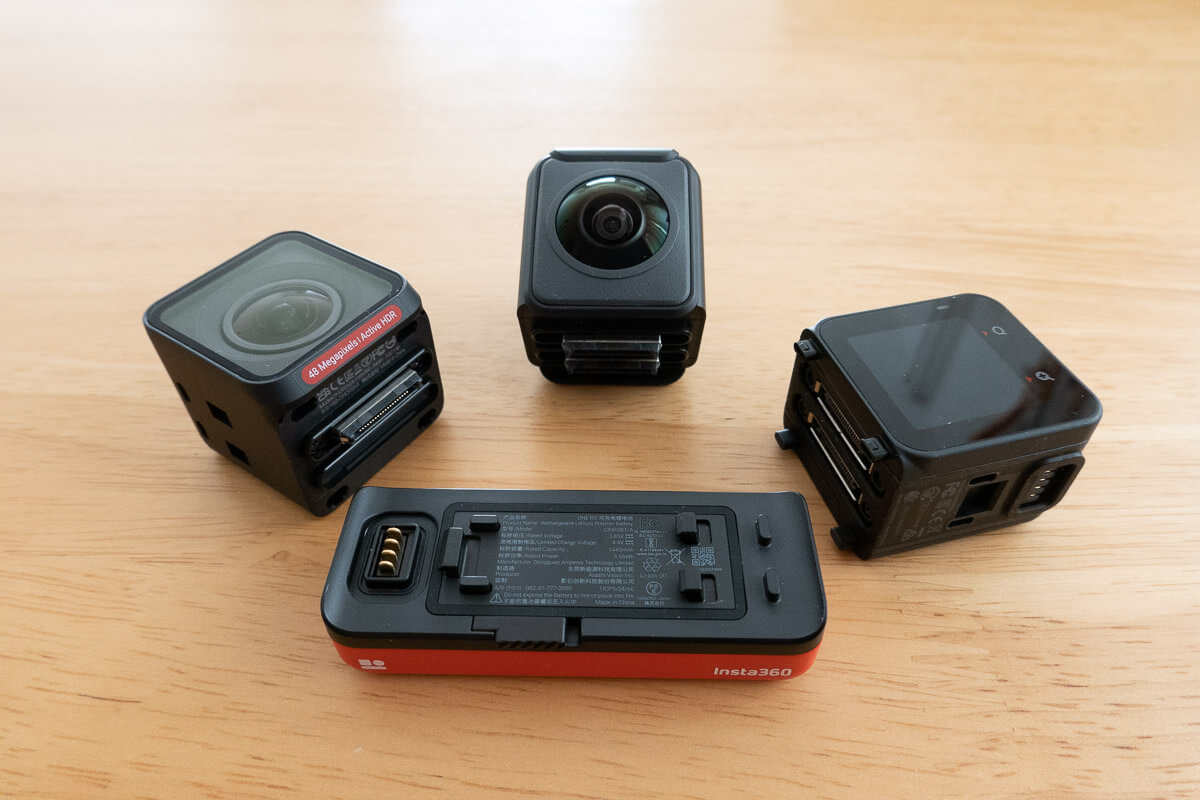 「Insta360 ONE RS ツイン版」の特徴 レンズ交換で広角＆360度の映像撮影が可能